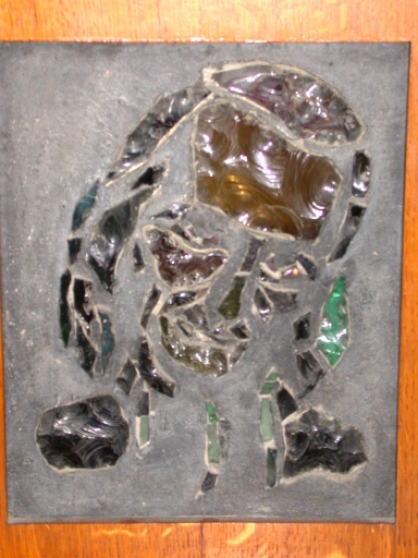 Objet de dévotion encadré : Saint Jean Marie Vianney