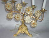 Paire de chandeliers d'église