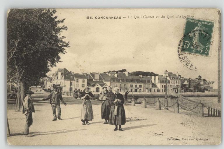Quai Carnot et quai du Lin (Concarneau)
