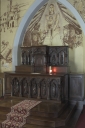 Ensemble du maître-autel : autel, tabernacle, exposition, gradin d'autel
