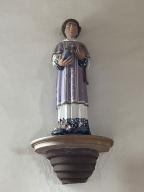Statue : diacre, chapelle Saint-Yves (Cruguel)