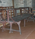 Ensemble de 2 bancs de fidèles