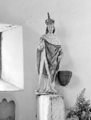 Statue : saint Louis, chapelle Saint-Clair (Limerzel)