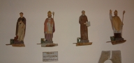 Statues de saint Armel, saint Lubin, saint Jacut et saint Guénolé, chapelle Saint-Laurent, chapelle des Sept-Saints (Yffiniac)