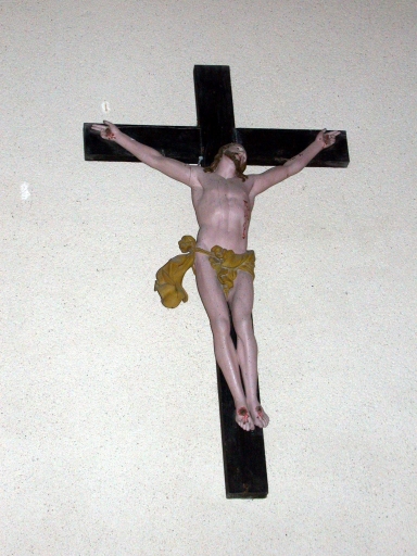 Croix : Christ en croix, Saint-Hilaire (Pluméliau fusionnée en Pluméliau-Bieuzy en 2019)