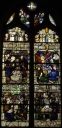 Verrière à personnages de la baie 4 : Enfance du Christ, Pentecôte