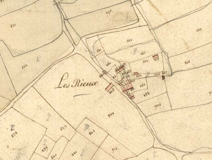 Écart, les Rieux (Cuguen)