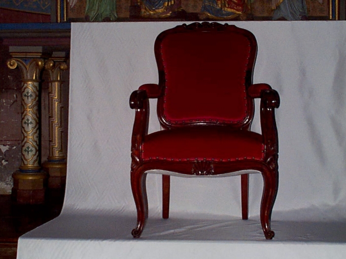 Ensemble de 2 fauteuils et 2 prie-Dieu