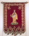 Bannière de procession paroissiale : saint Joseph, Immaculée Conception