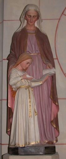 Statue : Education de la Vierge