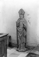 Statue (d'applique, petite nature) : saint évêque, église Paroissiale Saint Pierre-Apôtre (Carnoët)