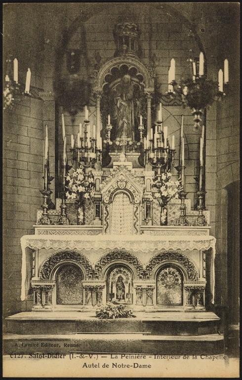 Maître-autel, chapelle Notre-Dame-de-la-Peinière (Saint-Didier)