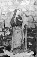 Statue (d'applique, petite nature) : Vierge à l'Enfant, chapelle Notre-Dame (Rostrenen)