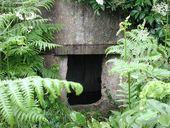 Tunnel (sur plus de 120 mètres) desservant une casemate pour canon, Penn Enez, Sainte-Marguerite (Landéda)