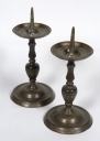 Paire 2 de chandeliers d'autel