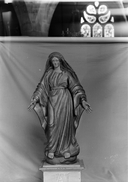 Statue (statuette) : Vierge, dite Vierge de l'Immaculée Conception, église paroissiale Saint-Servais (Saint-Servais)