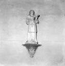 Statue (d'applique, petite nature) : saint Laurent, chapelle Saint-Exupère, Loguisper (Dinéault)