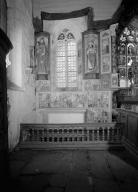 Bas-reliefs (12) (série) : la légende de Notre-Dame de lorette, chapelle Saint-Sébastien (Saint-Ségal)
