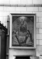 Tableau : Donation du rosaire, église paroissiale Saint-Séverin (Saint-Ségal)