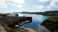 Le môle du port-abri du Stiff (Ouessant)