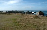 Batterie de côte (droite) de la Pointe de Pern (Ouessant)