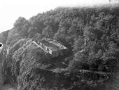 Corps de garde crénelé n° 2 modifié, année "1861" de Beg Ar Gador ou pointe du Kador (Crozon)