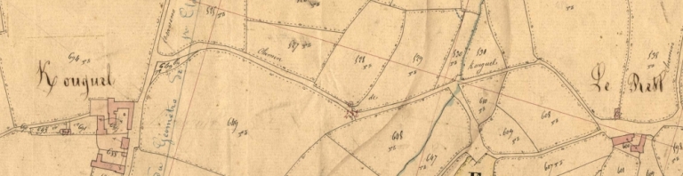 Route : chemin du Rest à Kerouguel (Trédrez-Locquémeau)