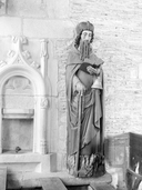 Statue : Saint Antoine l'Ermite, église Saint-Armel (Ploërmel)