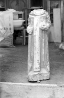 Statue (d'applique) : saint Fiacre, chapelle Saint-Gildas (Carnoët)