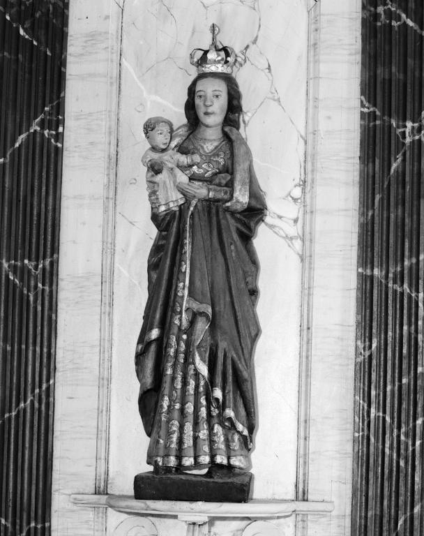Statue (petite nature) : Vierge à l'Enfant, chapelle Notre-Dame (Baden)
