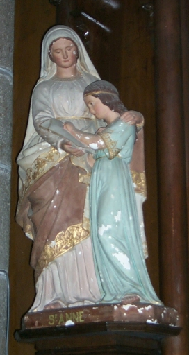 Statue : Education de la Vierge