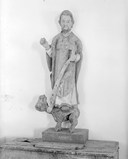 Statue (petite nature) : saint Armel, chapelle Saint-Armel (Caden)