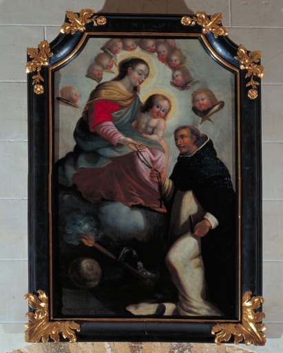 Tableau avec cadre : Donation du Rosaire