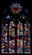 Verrière du vœu de 1939-1945, basilique Notre-Dame-de-Délivrance (Quintin)