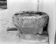 Fonts baptismaux, chapelle Saint-Aubin (Pont-Scorff)