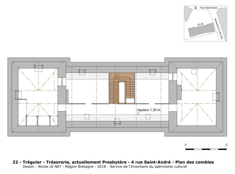 Trésorerie, actuellement presbytère, 4 rue Saint-André (Tréguier)