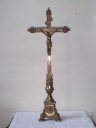 Garniture d'autel (croix d'autel, 4 chandeliers d'autel) (Campel fusionnée en Val d'Anast en 2017)