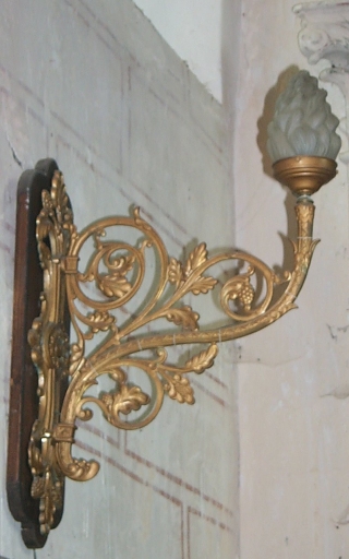 Paire 1 de luminaires d'applique d'église