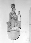 Statue (petite nature) : Vierge à l'Enfant, chapelle Saint-Michel (Roudouallec)