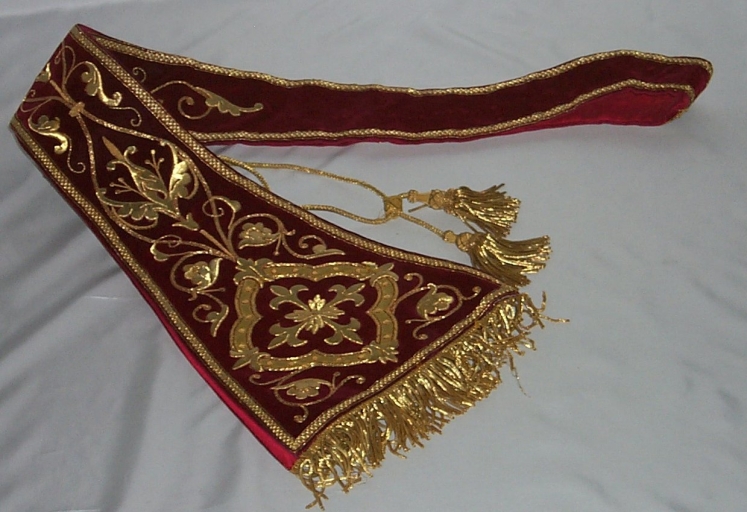 Ensemble 2 de 2 étoles pastorales