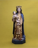Statue (statuette) : Vierge à l'Enfant, chapelle Saint-André (Cléguérec)