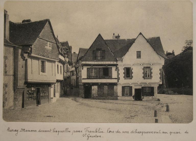 Maisons en pan de bois disparues d'Auray