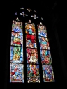 Verrière baie 16 : Iconographie de saint Michel