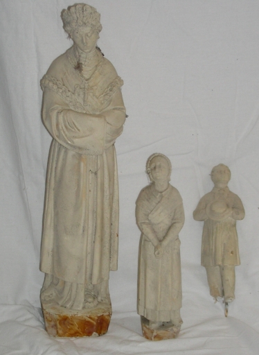 Groupe sculpté : Apparition de la Vierge, dite Notre-Dame de la Salette