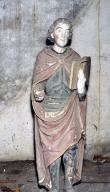Statue (petite nature, d'applique) : saint Maurice d'Agaune, église paroissiale Saint-Magloire (Mahalon)