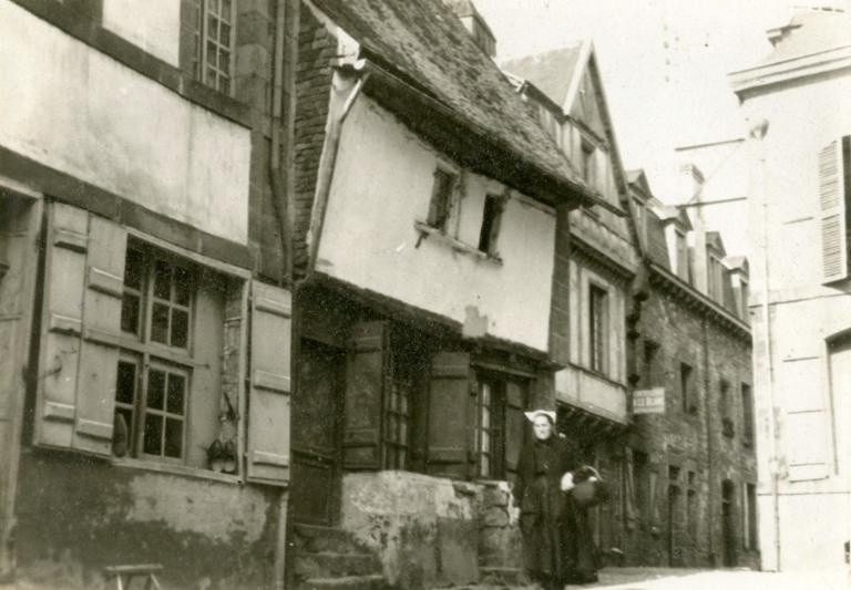 Maisons en pan de bois disparues d'Auray
