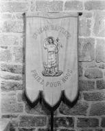 Bannière de procession : saint Joseph, saint Jean, chapelle Notre-Dame-de-Vérité (Caudan)
