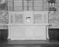 Prédelle, dite te deum, chapelle Notre-Dame-du-Loc (Saint-Avé)