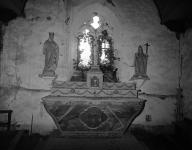 Autel, tabernacle, gradins d'autel (2) (maître-autel, autel tombeau), chapelle sainte-Hélène (Surzur)