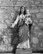 Statue (petite nature) : Vierge à l'Enfant, chapelle Saint-Maur (Sarzeau)